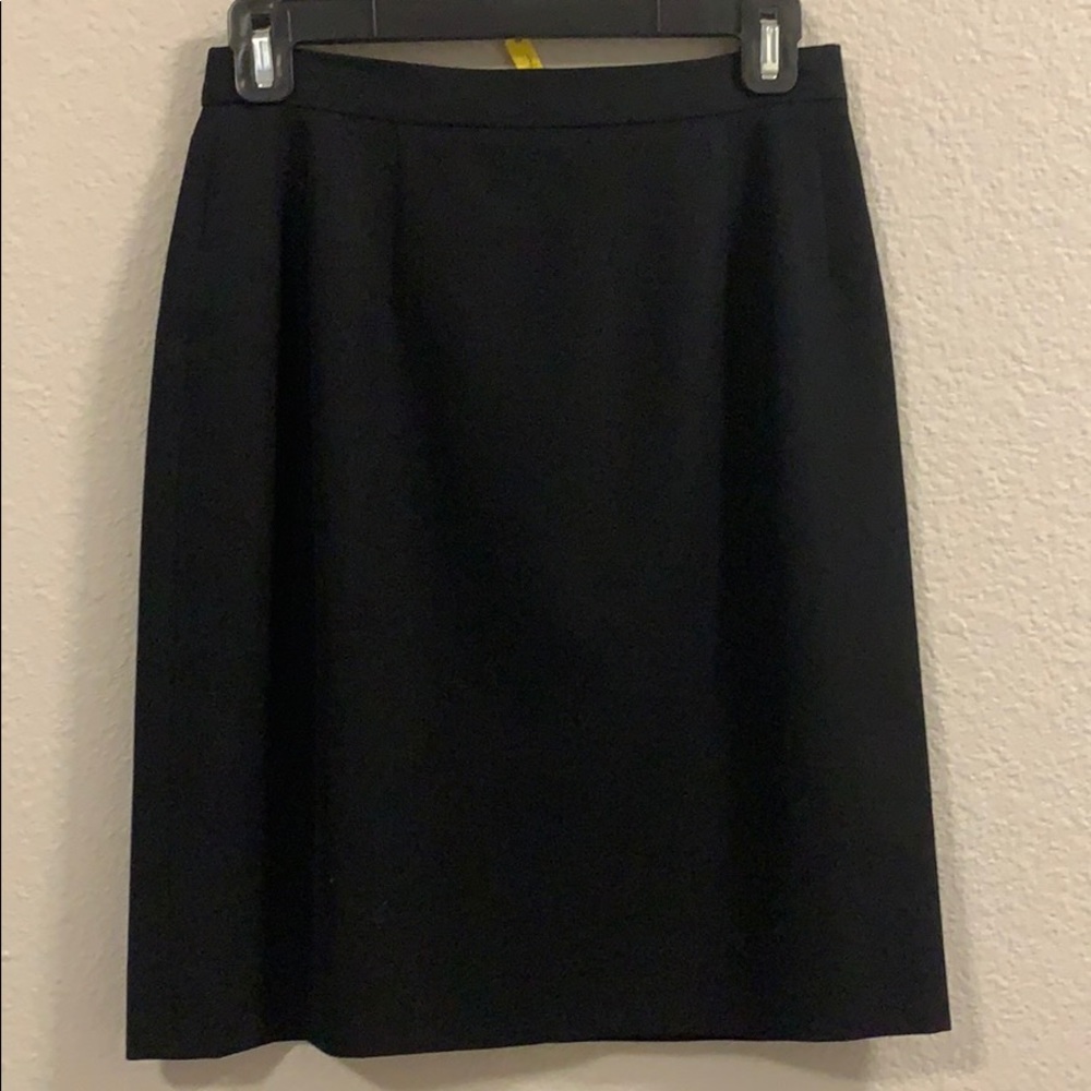 Austin Reed classic black wool dress skirt.